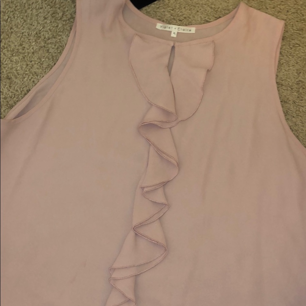 Mauve tank top for work